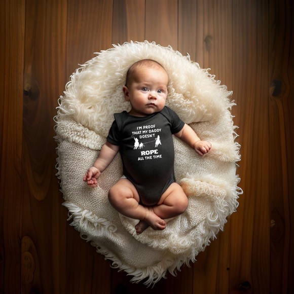 Other - "I’m Proof That My Daddy Doesn’t Rope All The Time" - Onesie - BOY or GIRL